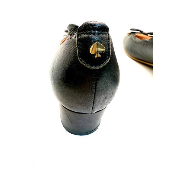 Kate spade Yasmin black ballet heels 6 - Picture 7 of 8